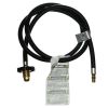 59123 Propane Brass 4-Port Tee - With 5' and 12' Extension Hoses