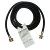 59123 Propane Brass 4-Port Tee - With 5' and 12' Extension Hoses