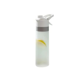 Outdoor Sports Fitness Travel Water Bottle Straight Drink Spray Water Bottle (Type: Sports Accessories, Color: Gray)